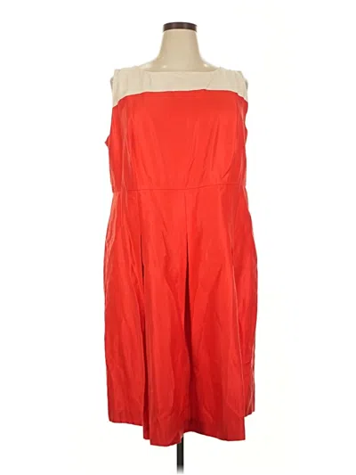 Pre-owned Talbots Cocktail Dress In Red