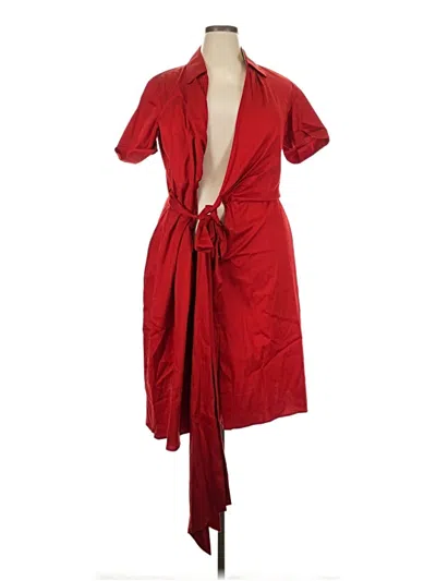 Pre-owned Talbots Cocktail Dress In Red