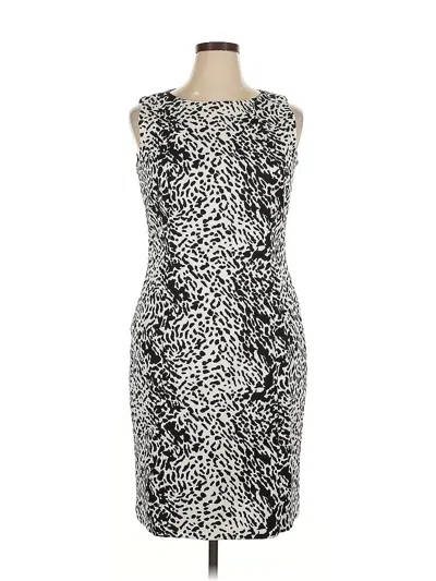 Pre-owned Talbots Cocktail Dress In Silver