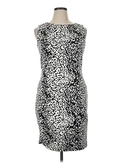 Pre-owned Talbots Cocktail Dress In Silver