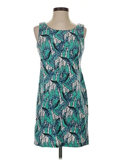 Pre-owned Talbots Cocktail Dress In Teal