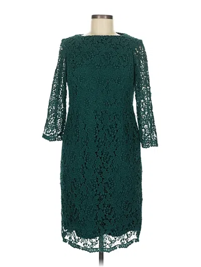 Pre-owned Talbots Cocktail Dress In Teal