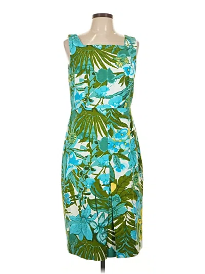 Pre-owned Talbots Cocktail Dress In Teal