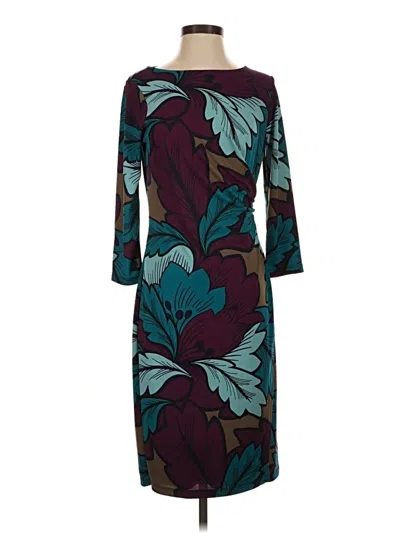 Pre-owned Talbots Cocktail Dress In Teal