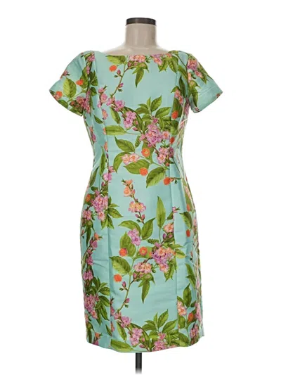 Pre-owned Talbots Cocktail Dress In Teal