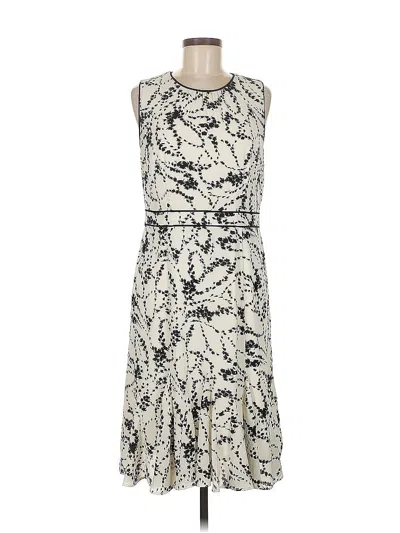 Pre-owned Talbots Cocktail Dress In White