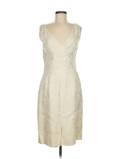 Pre-owned Talbots Cocktail Dress In White