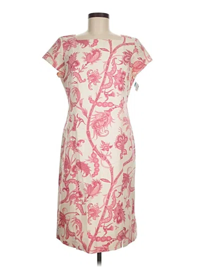 Pre-owned Talbots Cocktail Dress In White