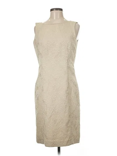 Pre-owned Talbots Cocktail Dress In White
