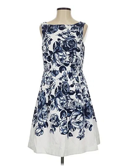 Pre-owned Talbots Cocktail Dress In White
