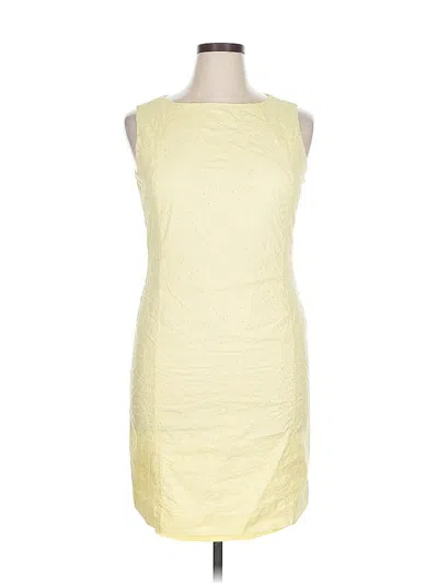 Pre-owned Talbots Cocktail Dress In Yellow