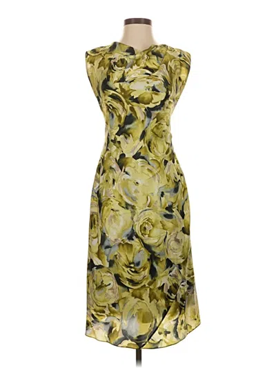 Pre-owned Talbots Cocktail Dress In Yellow