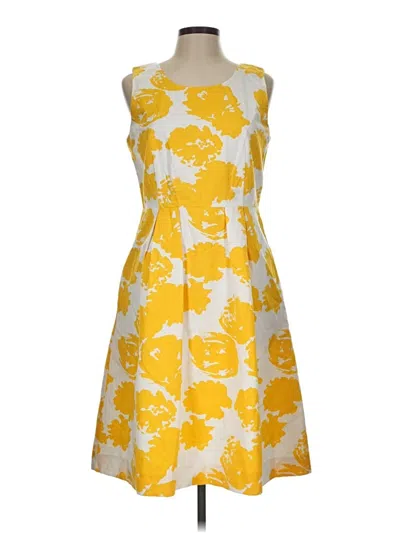 Pre-owned Talbots Cocktail Dress In Yellow