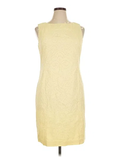 Pre-owned Talbots Cocktail Dress In Yellow