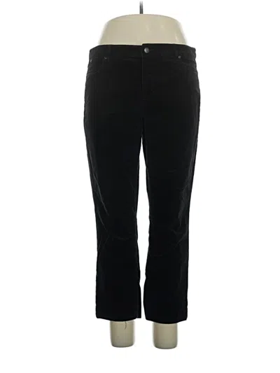 Pre-owned Talbots Cord Pant In Black