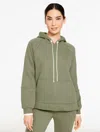 Talbots Cozy Fleece Hoodie - Sagebrush - Xl  In Brown