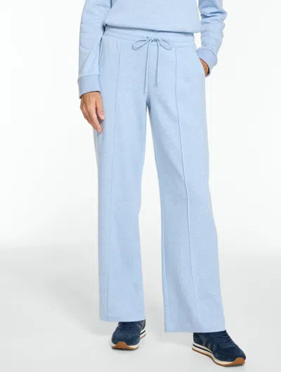 Talbots Cozy Fleece Straight Leg Pants - Forever Blue Heather - Xs