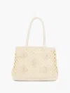 Talbots Crochet Tote - Ivory - 001  In Ivory