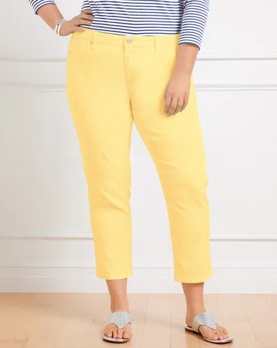 Talbots Crop Straight Leg Jeans - Pigment Wash - Daisy - 20  In Daisy