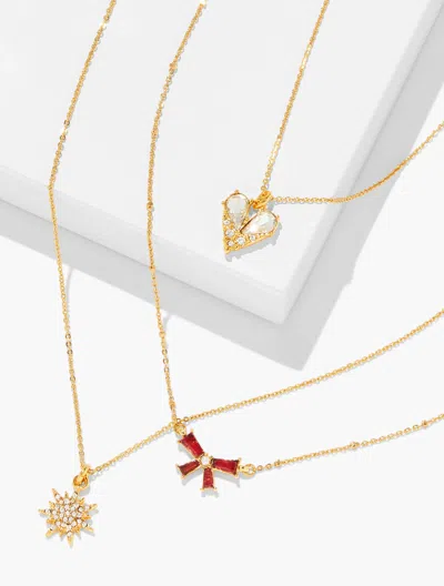 Talbots Dainty Necklace Gift Set - Gold - 001