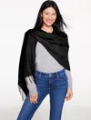 Talbots Day To Night Knit Wrap - Black - 001