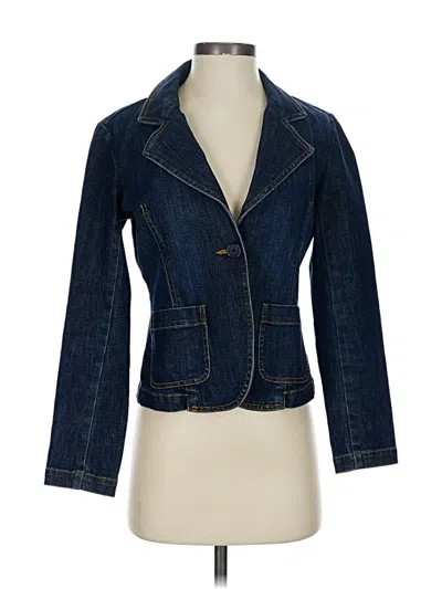 Pre-owned Talbots Denim Jacket In Blue