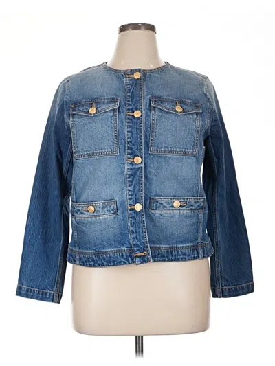 Pre-owned Talbots Denim Jacket In Blue