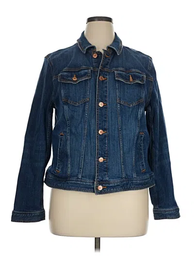 Pre-owned Talbots Denim Jacket In Blue