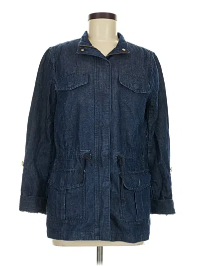 Pre-owned Talbots Denim Jacket In Blue