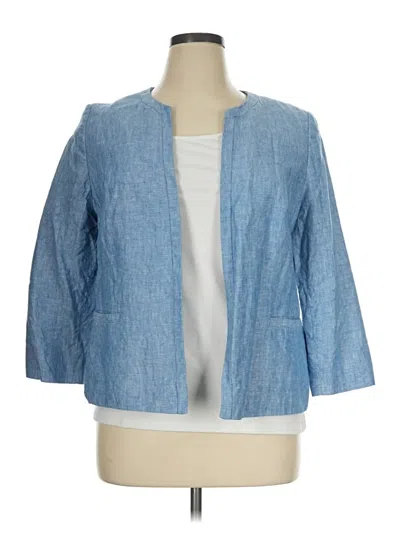 Pre-owned Talbots Denim Jacket In Blue