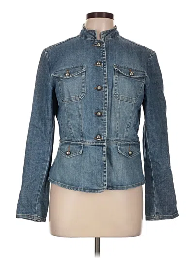 Pre-owned Talbots Denim Jacket In Blue