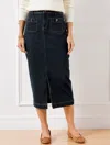 Talbots Petite - Denim Midi Skirt - Park Wash - 12  In Park Wash