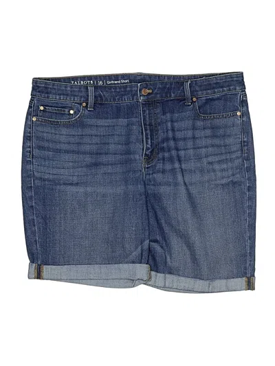 Pre-owned Talbots Denim Shorts In Blue