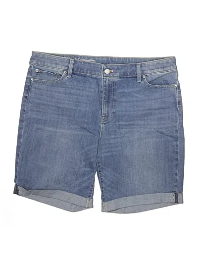 Pre-owned Talbots Denim Shorts In Blue