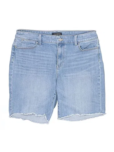 Pre-owned Talbots Denim Shorts In Blue