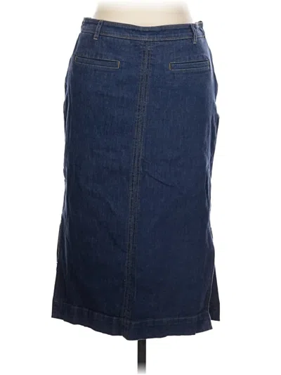 Pre-owned Talbots Denim Skirt In Blue