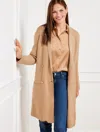 Talbots Double Breasted Duster Cardigan Sweater - Toasted Coconut Heather - 3x