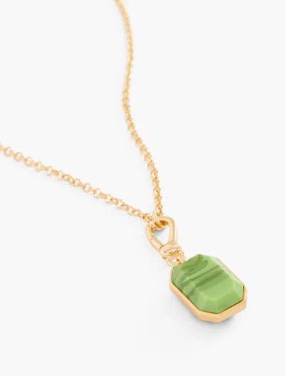 Talbots Double Sided Swivel Pendant Necklace - Pink/pistachio - 001  In Pink,pistachio