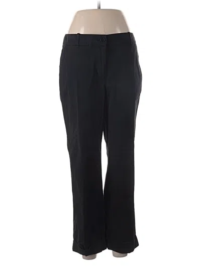 Pre-owned Talbots Dress Pants In Black