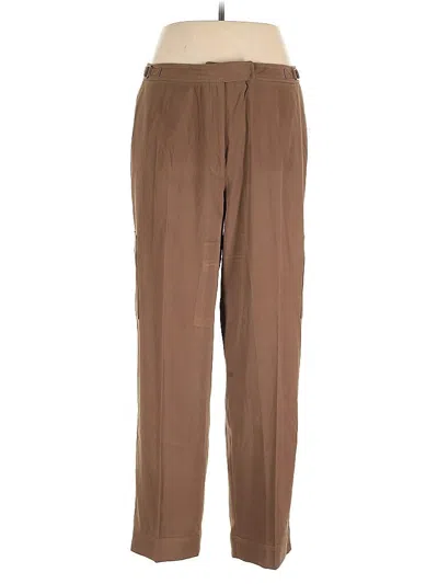 Pre-owned Talbots Dress Pants In Brown