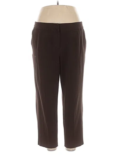 Pre-owned Talbots Dress Pants In Brown