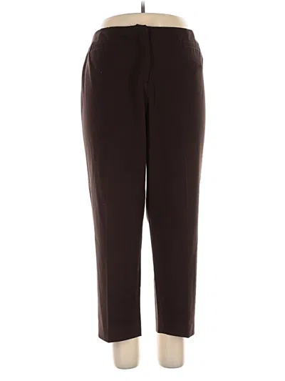 Pre-owned Talbots Dress Pants In Brown