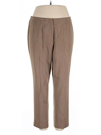 Pre-owned Talbots Dress Pants In Brown