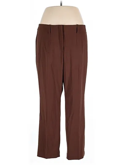 Pre-owned Talbots Dress Pants In Brown