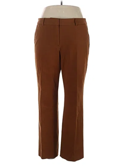 Pre-owned Talbots Dress Pants In Brown