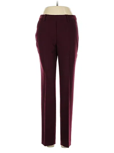 Pre-owned Talbots Dress Pants In Burgundy