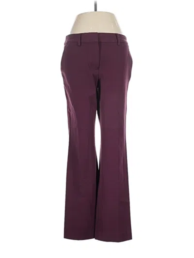 Pre-owned Talbots Dress Pants In Burgundy