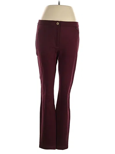 Pre-owned Talbots Dress Pants In Burgundy