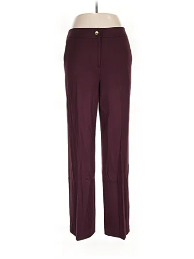 Pre-owned Talbots Dress Pants In Burgundy