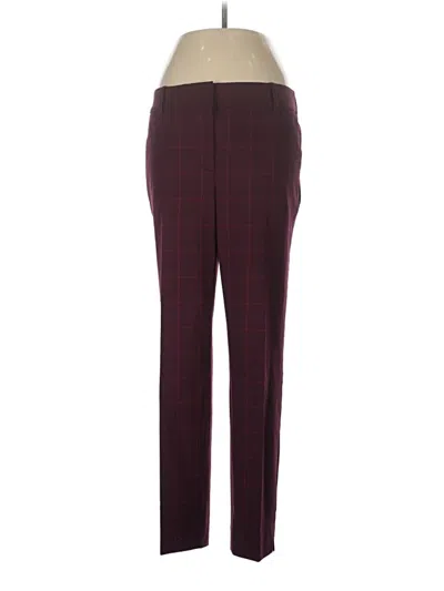 Pre-owned Talbots Dress Pants In Burgundy